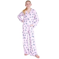 Pijamas Para Niñas Disney Stitch 2 Piezas Manga Larga Transpirable
