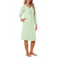 thumbnail image 4 of INSPIRE CHIC Camisones de mujer cómodos de encaje Vestido de dormir de manga larga Bata de noche Pijama largo 2026 Ropa de estar M Verde, 4 of 6