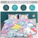 thumbnail image 2 of Cute Hello Kitty Bedding Sets for Girl Women Twin Size Comforter Set, 2 of 5