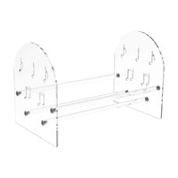 Magideal - Soporte De Exhibición De Discos De Vinilo, Estante De Almacenamiento De Vinilo, Organizador Transparente, Estante De Exhibición Para Encimera, Regalos