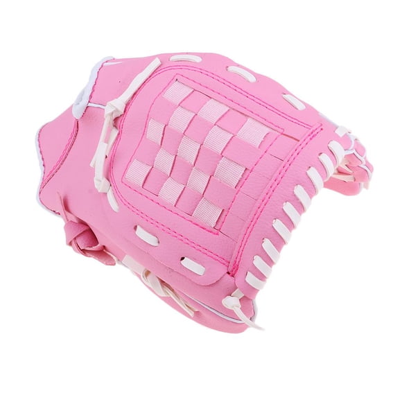 deporte en equipo zurdo juvenil resistente al desgaste béisbol pelota teeball rosa s