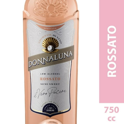 Cóctel De Vino Rossato 5.5° Botella 750 Ml Donnaluna