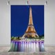 thumbnail image 1 of Fondo fotográfico MEETSIOY 1,5 x 2,1 m Torre Eiffel – Noche de París, 1 of 8