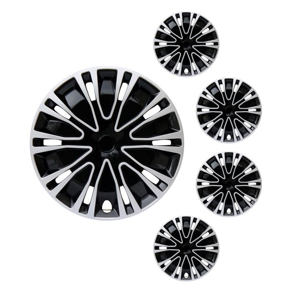 Tapacubos Aiqiying 43 cm Juego de 4 en ABS Negro