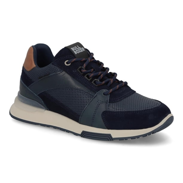 BULLBOXER ZAPATILLAS HOMBRE CUERO ASAPH-0-70 azul 42