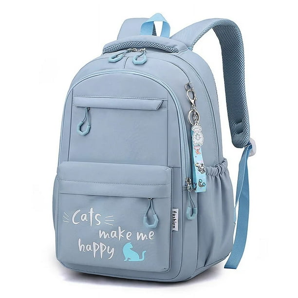 MNISO New Kawaii School Backpack for Girls Cute School Bags Waterproof Bookbag Teens College Student Large Travel Shoulder Bag