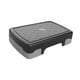 thumbnail image 2 of Aerobic Fitness Stepper Plataforma de Ejercicio Multifuncional con Superficie Antideslizante Mueble para Entrenamiento de Fuerza y Cardio Adecuado Gris Negro, 2 of 5