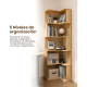 thumbnail image 3 of Librero de madera biblioteca organizador 162x60x40cm #9, 3 of 3