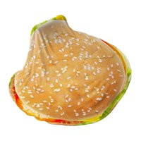 Magideal - Manta De Franela, Manta De Hamburguesa Redonda Para Niños Adultos, Manta Suave Y Divertida Para Navidad, Cumpleaños, Chales De Oficina, Siesta De 150Cm