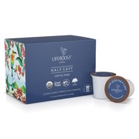 Cápsulas De Café Lifeboost Half Caff Low Acid 10 Pods Keurig