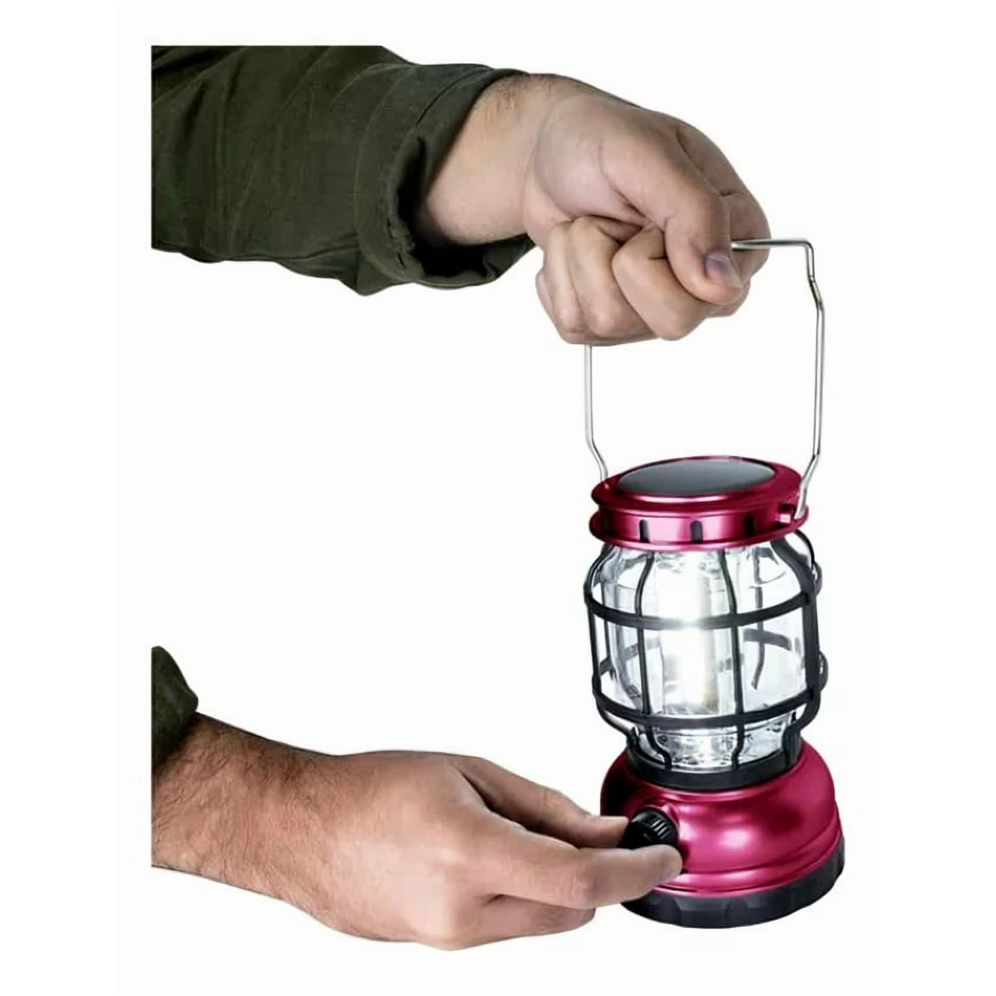 Genérico - Farol Led Solar Con Dimer Recargable Usb Luz Bca Fucsia