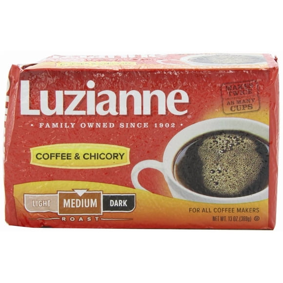 Café molido Luzianne Tostado Medio 369 g (Paquete de 4)