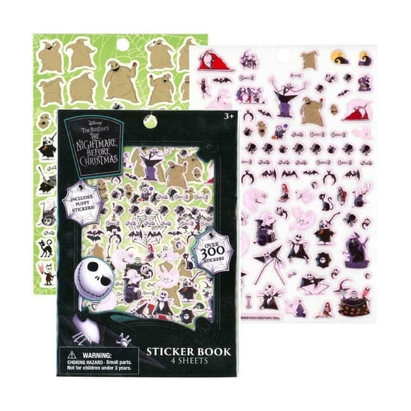 Libro de pegatinas Disney Nightmare Before Christmas con más de 300 pegatinas