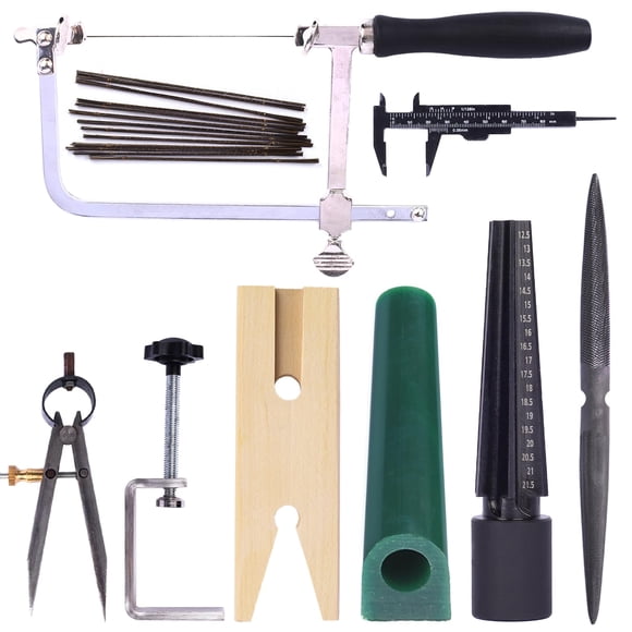 Kit de herramientas para tallado de anillos en cera para joyería PHYHOO con moldes de tubo de cera