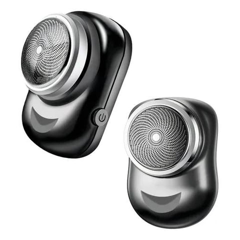 Tecnofonia - Mini Afeitadora Eléctrica Portátil Lavable Usb Color Negro