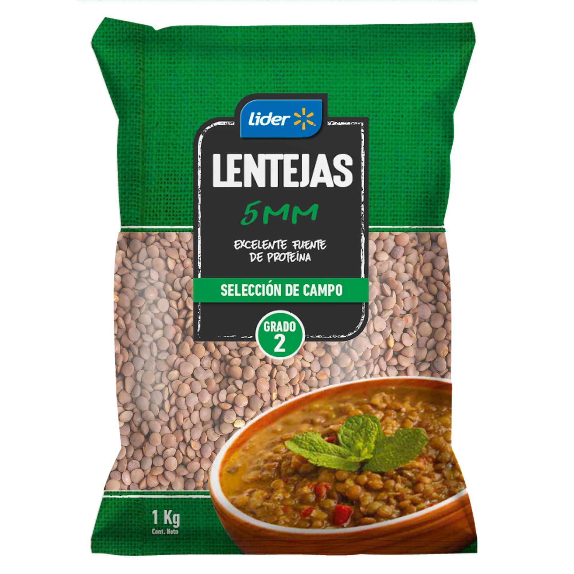 Lentejas 5 Mm Bolsa 1 Kg Lider