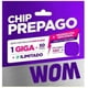 thumbnail image 1 of Chip Wom Prepago / 1 Giga + 50 minutos + Whatsapp ilimitado / Vigencia de 15 Días, 1 of 2