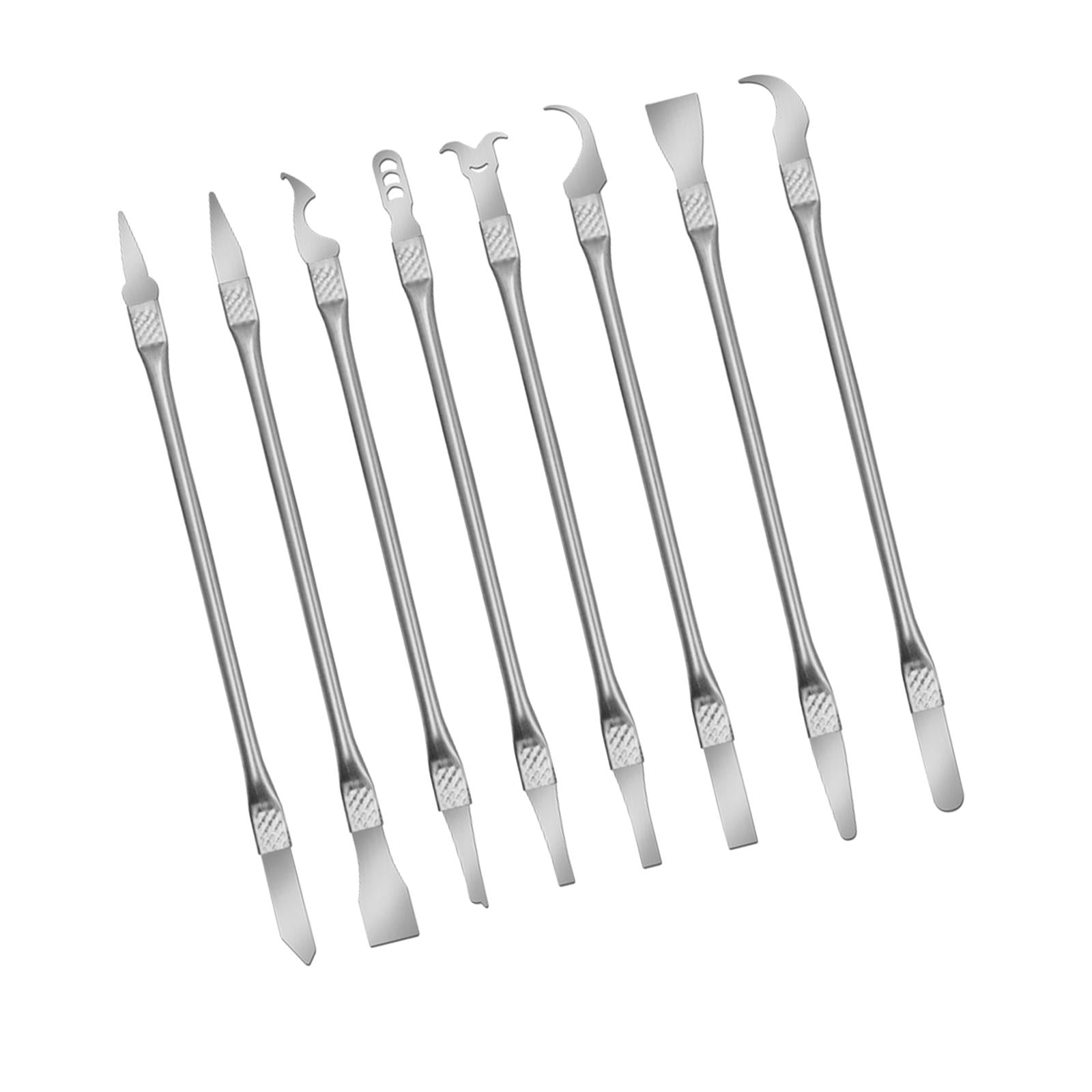 Magideal - 8 Uds. Herramienta De Eliminación De Pegamento De Cpu, Hoja Fina, Palanca, Cuchillo Pequeño, Limpiador De Pegamento, Reparación De Chips Ic, Hoja Fina