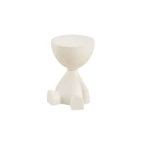 Genérico - Mesa Elegante De Arrimo Blanco