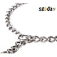 thumbnail image 3 of Collar. Collar de ahorque de acero inoxidable premium. Cadena metálica resistente, duradera, resistente a la intemperie y al deslustre. Collar de adiestramiento antitirones para perros., 3 of 7