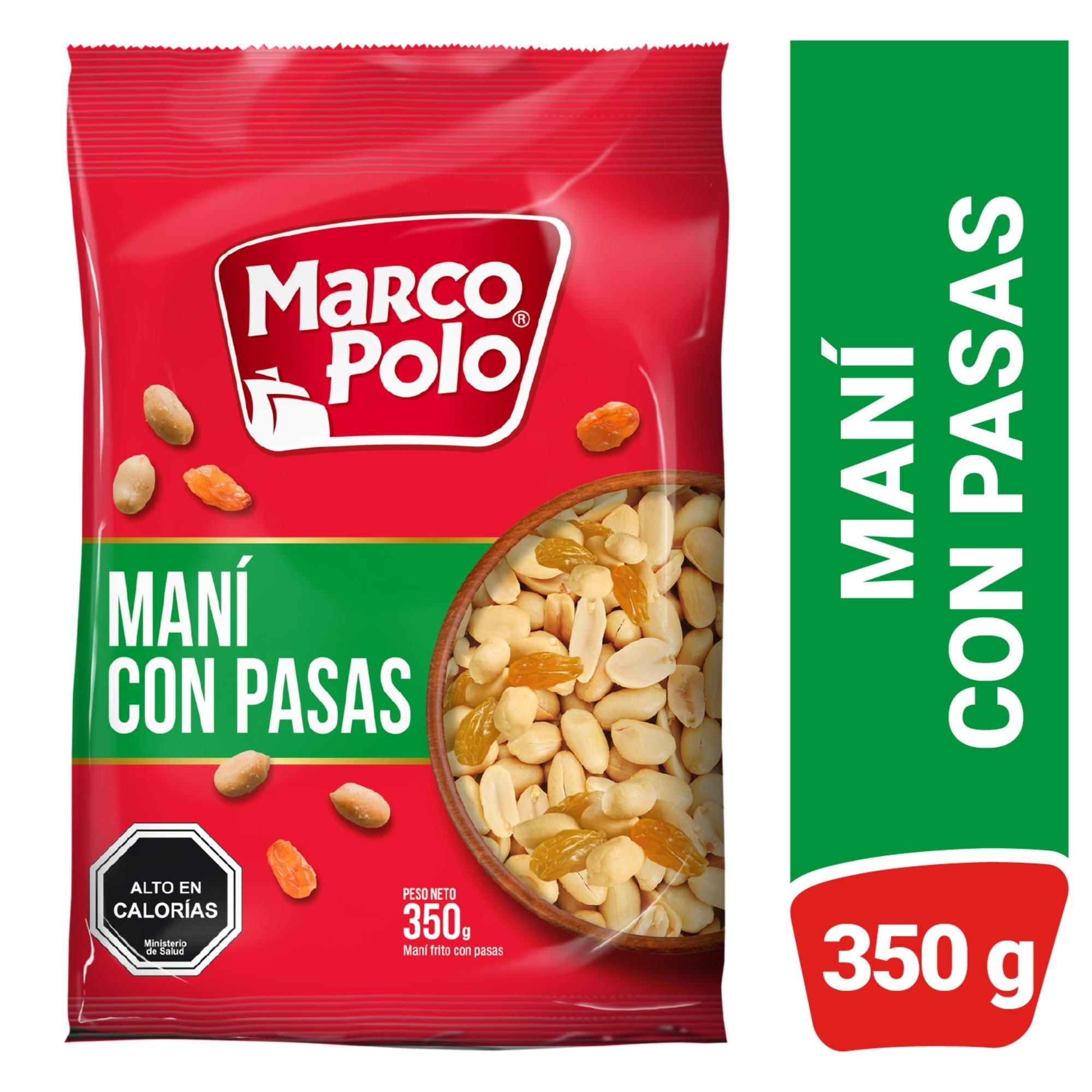 Maní Con Pasas 350 g Marco Polo