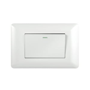 Genérico - Interruptor Simple 9/12 10A 250V Blanco