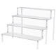thumbnail image 1 of Claro Transparente Escalera Nivel Acrílico Estante Encimera Elevadores Vitrina 4 Escalera, 1 of 5