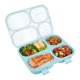 thumbnail image 1 of Caja Bento para Adultos REGALWOVEN, Contenedor de Preparación de Comidas con 4 Compartimentos y Tapa Transparente Resistente a Fugas para Trabajo y Viajes Azul-2, 1 of 6