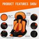 thumbnail image 4 of Asientos de coche para niños, Asientos de coche para niños, Protector de cinturón de seguridad para niños, Accesorio de viaje plegable para asiento de coche, Talla pequeña de 0 a 5 años, Talla grande, 4 of 6