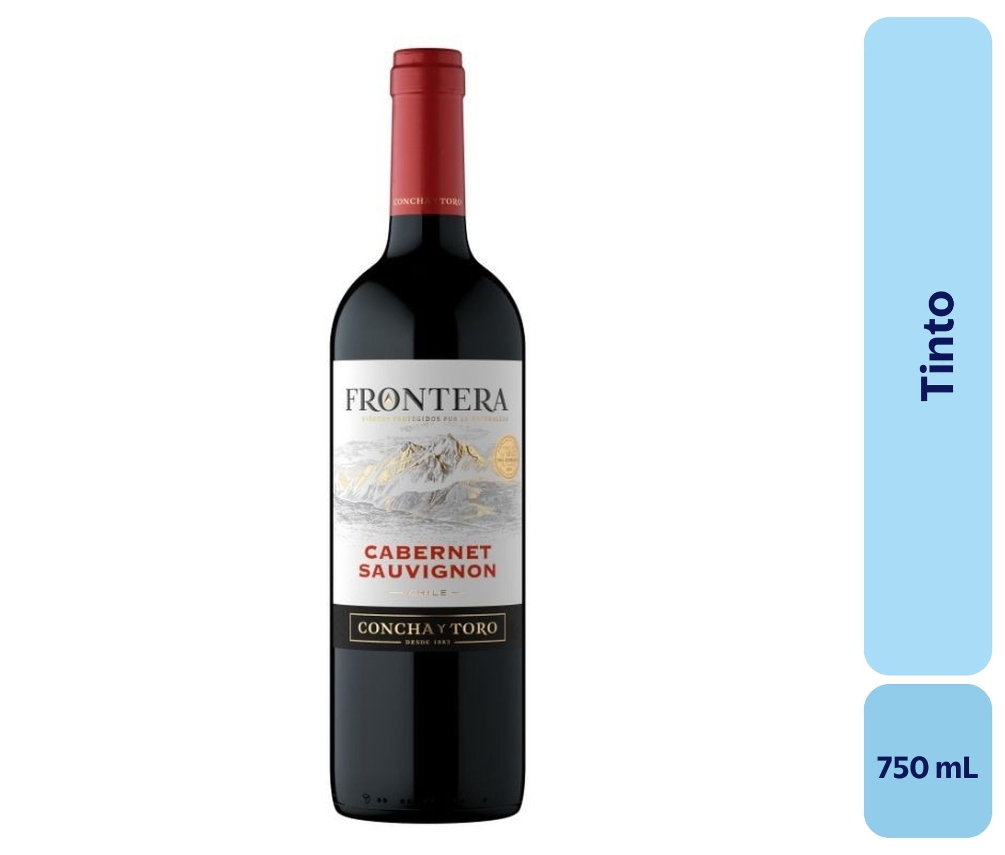 Vino Tinto Botella 750 mL Frontera