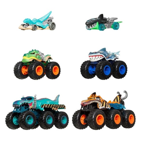 Vehículo de Juguete Hot Wheels Monster Trucks Multipack 6 Autos de Juguete
