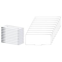 Bothyi - 10X Tarjetas De Lugar De Acrílico Transparente Diy Con Soporte Para Decoración De Centro De Mesa De Boda