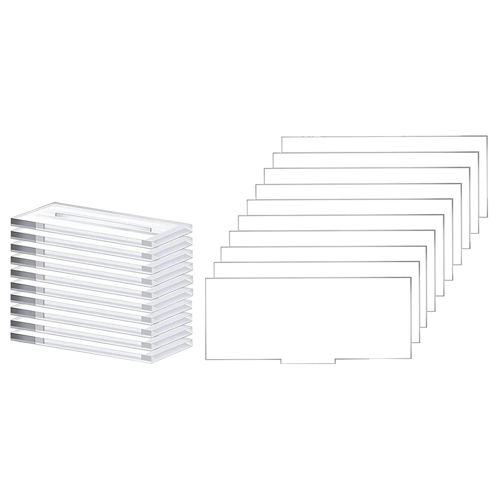 Bothyi - 10x Tarjetas De Lugar De Acrílico Transparente Diy Con Soporte Para Decoración De Centro De Mesa De Boda