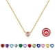thumbnail image 1 of Collar S925 Sterling Silver Con Diamante Rosa Y Caja De Regalo, 1 of 5
