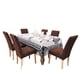 thumbnail image 3 of Pack De 6 Fundas Cubre Sillas De Comedor Flores Café, 3 of 3
