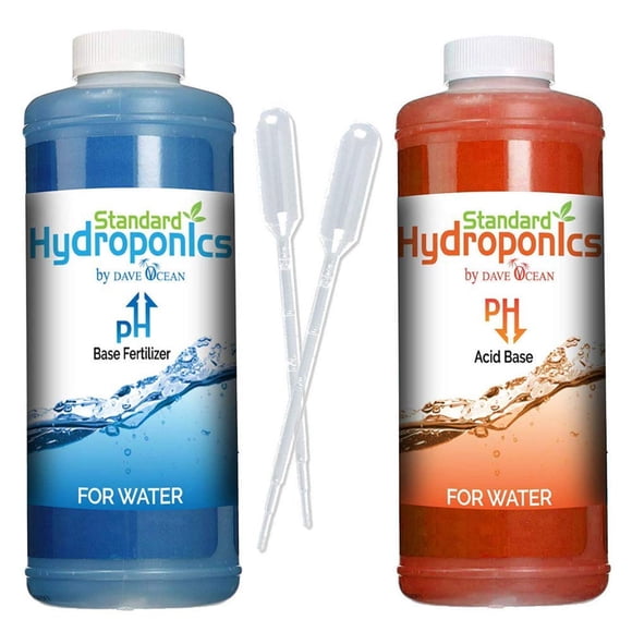 Kit ajustador de pH Up y Down Dave Ocean 300 ml para hidroponía