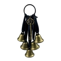 Ioensy - Campanas De Bruja Para Pomo De Puerta, Hechas A Mano, Vintage, Paganas, Para El Hogar Y El Dormitorio, Color Negro.