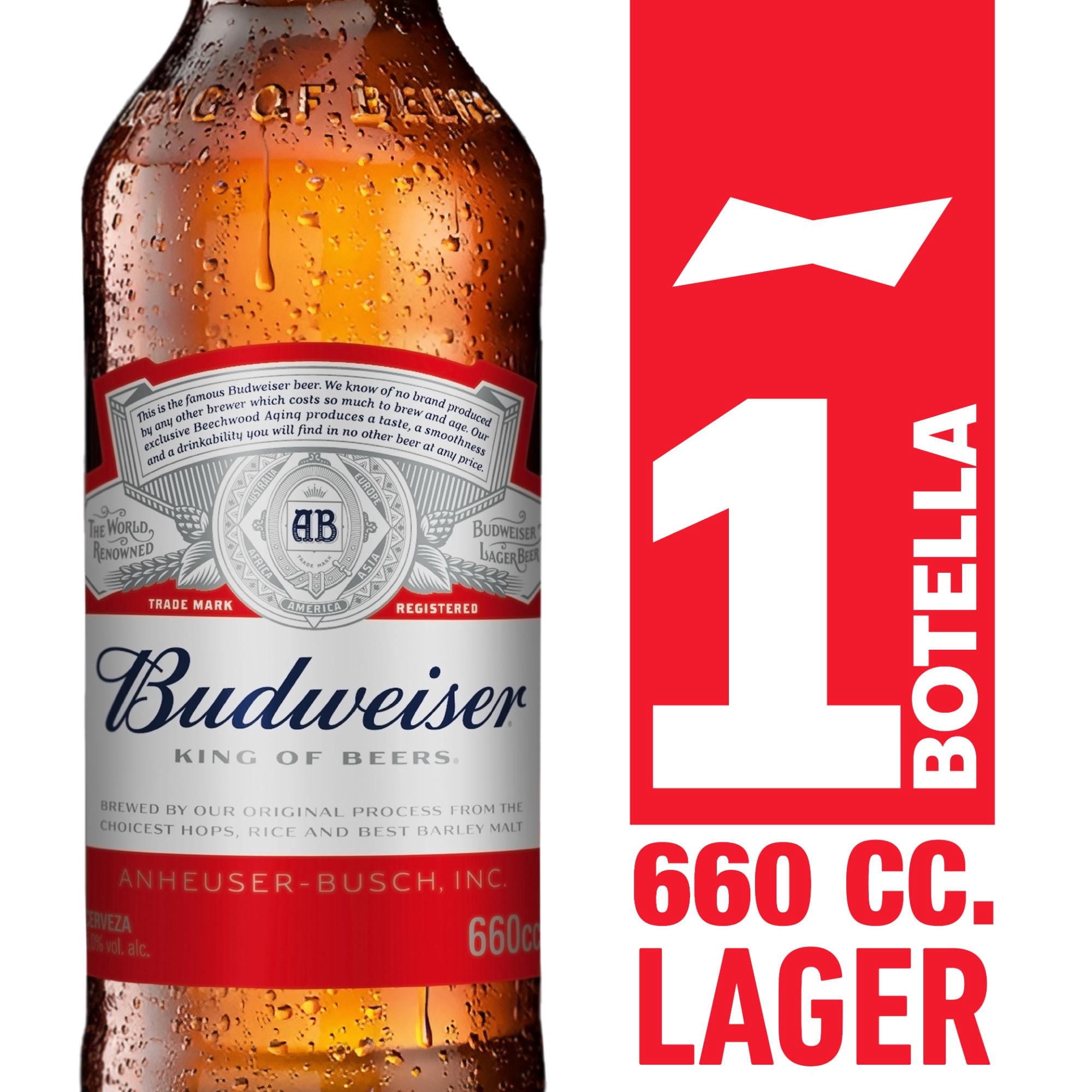 Cerveza Botella Lager 660 ml Budweiser
