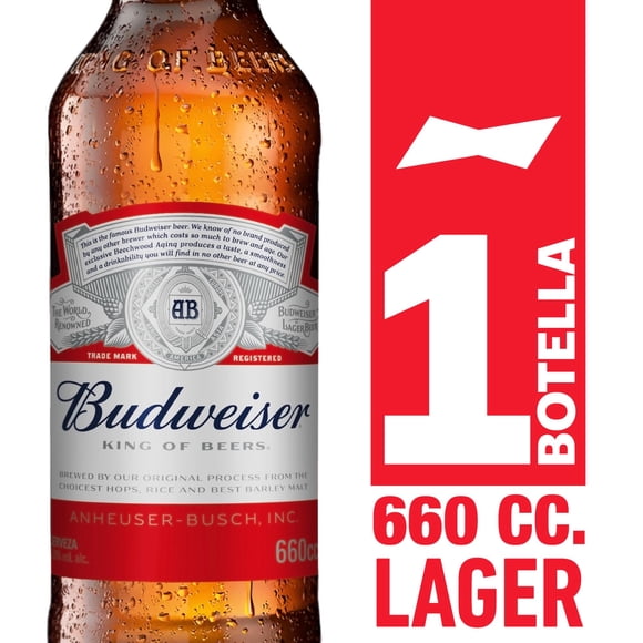 Cerveza Botella Lager, 660 ml