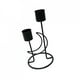 thumbnail image 2 of Candelabro De Metal, Candelabro De Escritorio, Candelabro Para Cumpleaños, Comedor, Hogar, Negro, 2 of 3