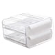 thumbnail image 1 of Caja de almacenamiento de huevos Bandeja de huevos Almacenamiento de huevos Tipo de cajón apilable Contenedor de almacenamiento de huevos transparente Blanco, 1 of 5