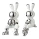thumbnail image 4 of Estatuas De Conejo Figuras De Animales Pantalla Regalo De Cumplea?os Esculturas De Conejito De Escritorio Blanco, 4 of 4