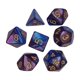 thumbnail image 1 of 7x Dados Poliédricos Smooth D4-D20 Para Ense?anza De Matemáticas Bar Mesa Juegos De Mesa Violeta Azul, 1 of 5