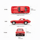 thumbnail image 4 of Auto Chevrolet Corvette 1963 Escala 1:60 - Welly, 4 of 5