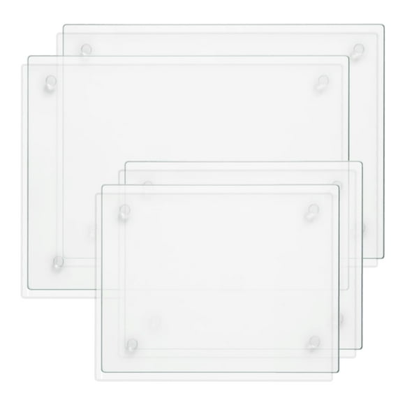 Tabla de cortar Seelenruhe de vidrio templado para cocina, paquete de 4