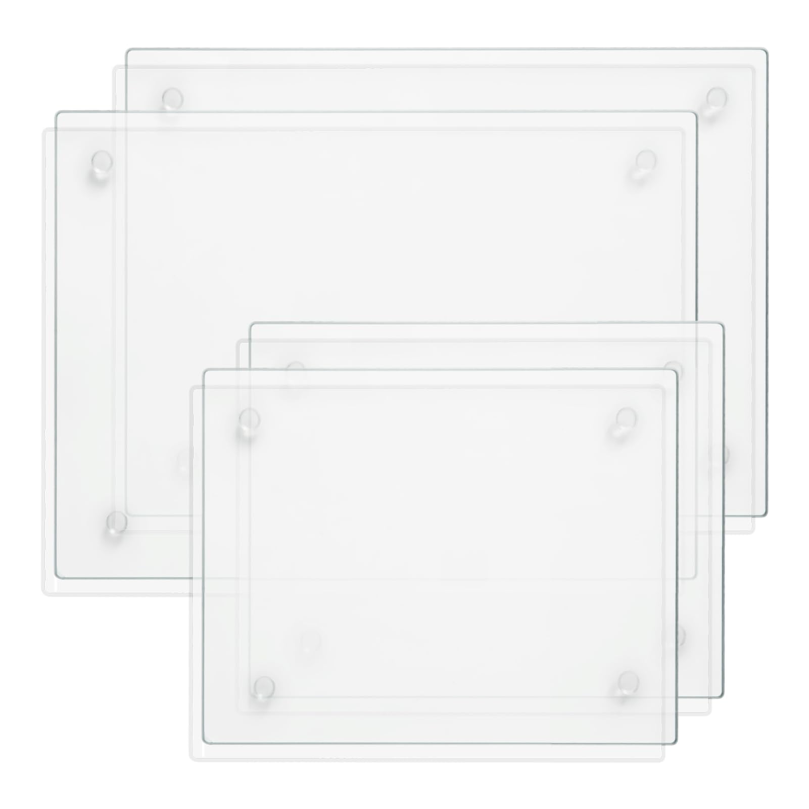 Tabla De Cortar Seelenruhe De Vidrio Templado Para Cocina, Paquete De 4