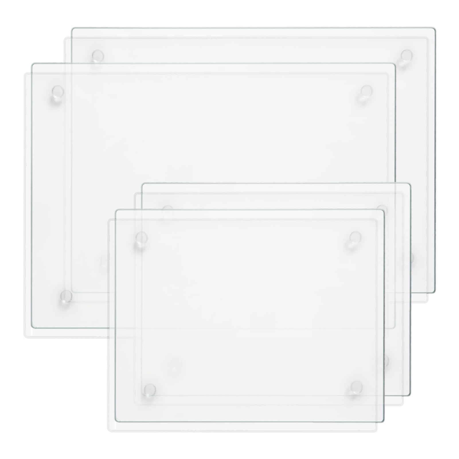 Tabla De Cortar Seelenruhe De Vidrio Templado Para Cocina, Paquete De 4