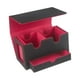 thumbnail image 2 of Caja De Baraja De Cartas Organización Cierre Magnético Contenedor Protección Tarjetero Rojo, 2 of 3
