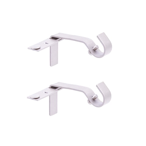 Soportes Para Barras De Cortina Kenney Fast Fit 5/8 De Níquel Cepillado, 2 Unidades