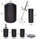 thumbnail image 2 of Set de accesorios de baño CERBIOR Bath Set de 6 piezas negro, 2 of 8